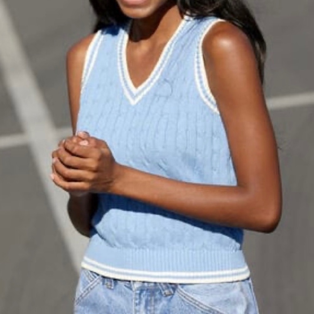Baby Blue Sweater Vest